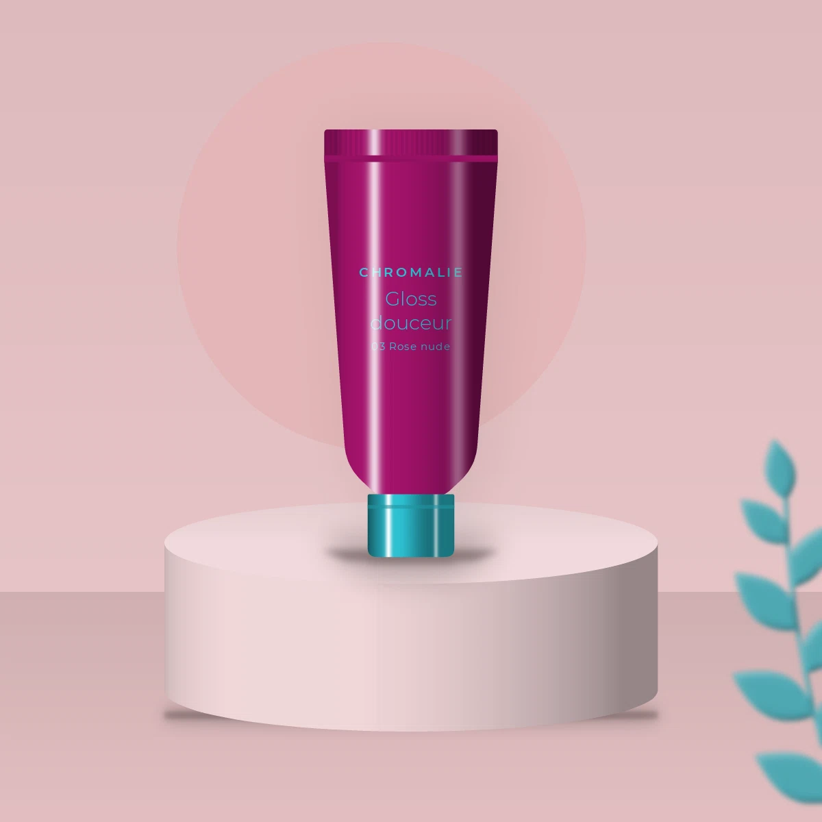 Gloss douceur à l'huile de noisette – Chromalie, photo d'ambiance
