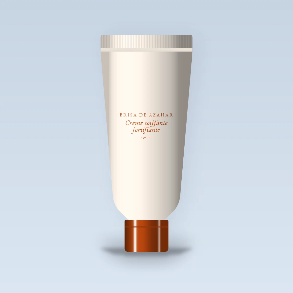 Crème coiffante fortifiante à la cire de candelilla – Brisa de Azahar, tube 250 ml