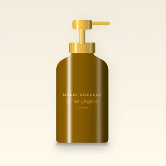 Brise Légère nettoyant visage fraîcheur – Mardi Douceur, flacon-pompe 400 ml