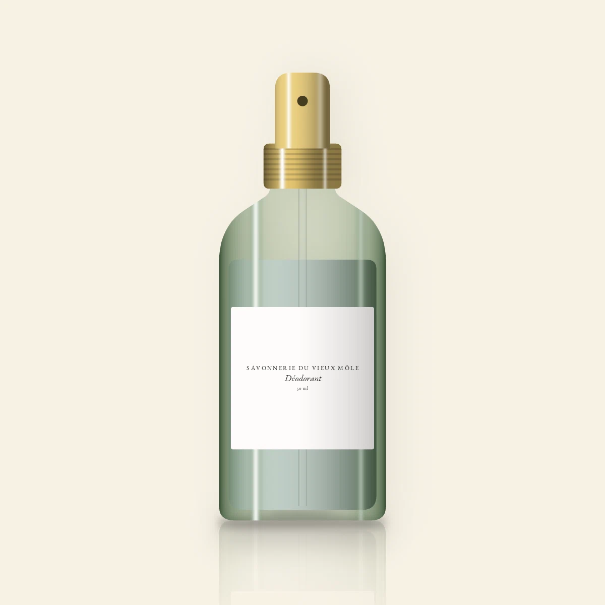 Déodorant fraîcheur naturelle à l'oliban pour homme Olivier Centenaire – Savonnerie du Vieux Môle, flacon spray 50 ml
