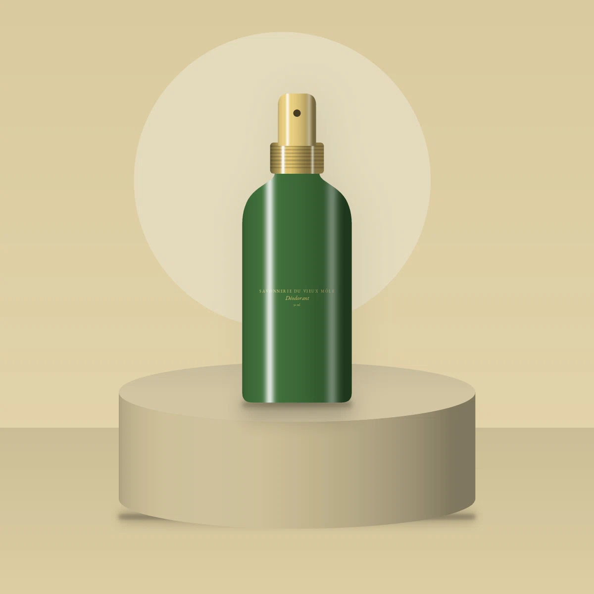 Déodorant fraîcheur naturelle à l'oliban pour homme Olivier Centenaire – Savonnerie du Vieux Môle, photo d'ambiance