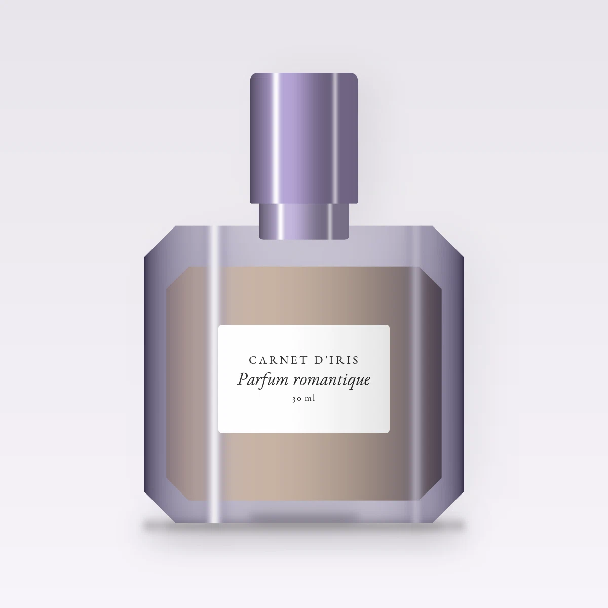 Parfum romantique à l'encens – Carnet d'Iris, flacon 30 ml