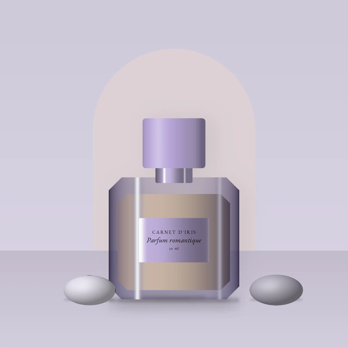 Parfum romantique à l'encens – Carnet d'Iris, photo d'ambiance