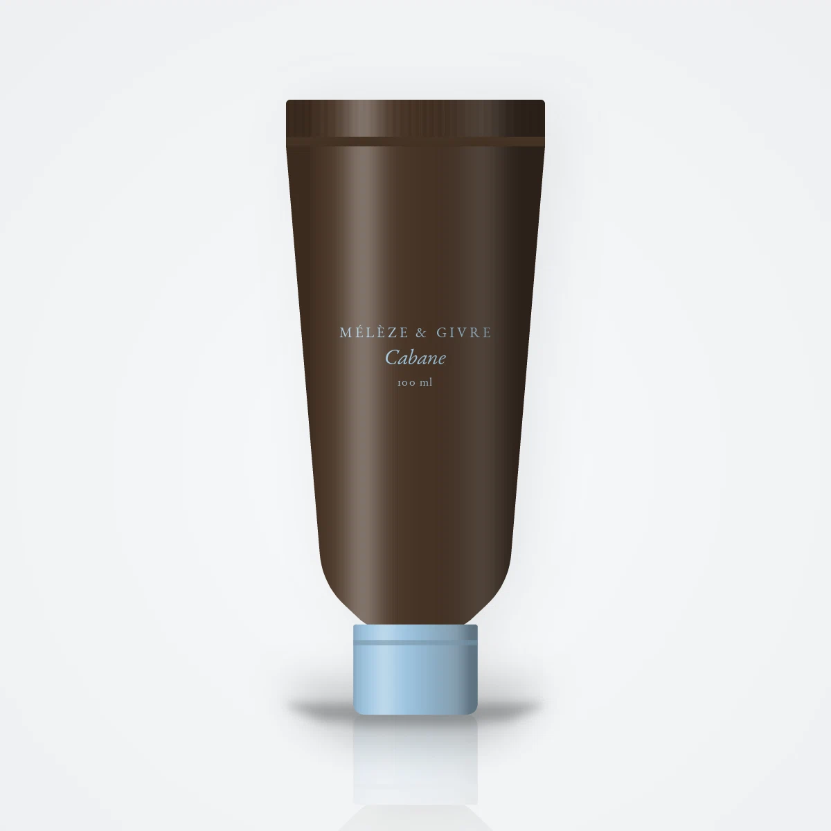 Crème à raser Cabane à l'aloe vera – Mélèze & Givre, tube 100 ml