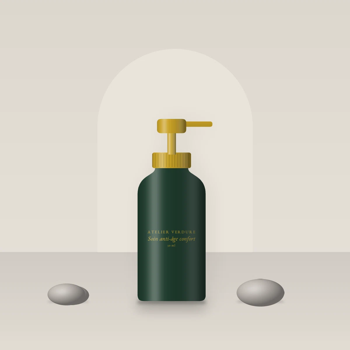 Soin anti-âge confort à l'extrait de grenade – Atelier Verdure, photo d'ambiance