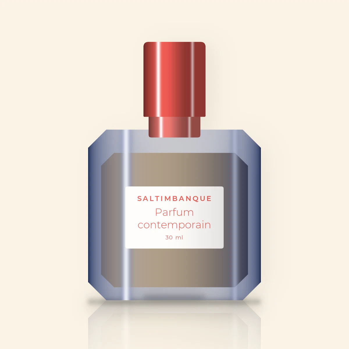 Parfum contemporain à la menthe poivrée – Saltimbanque, flacon 30 ml