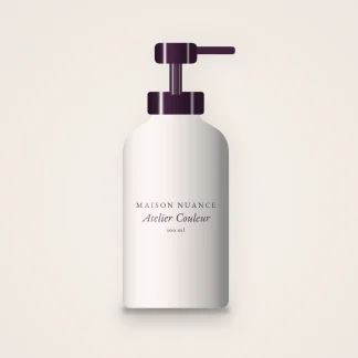 Gel douche Atelier Couleur sans savon – Maison Nuance, flacon-pompe 100 ml