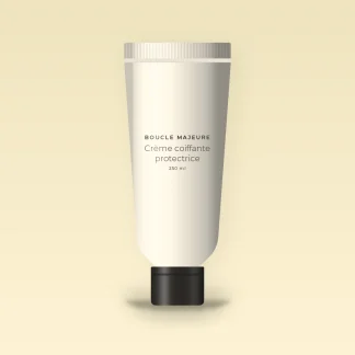 Crème coiffante protectrice à l'extrait de bambou Belle Frisure 250 ml – Boucle Majeure, tube 250 ml