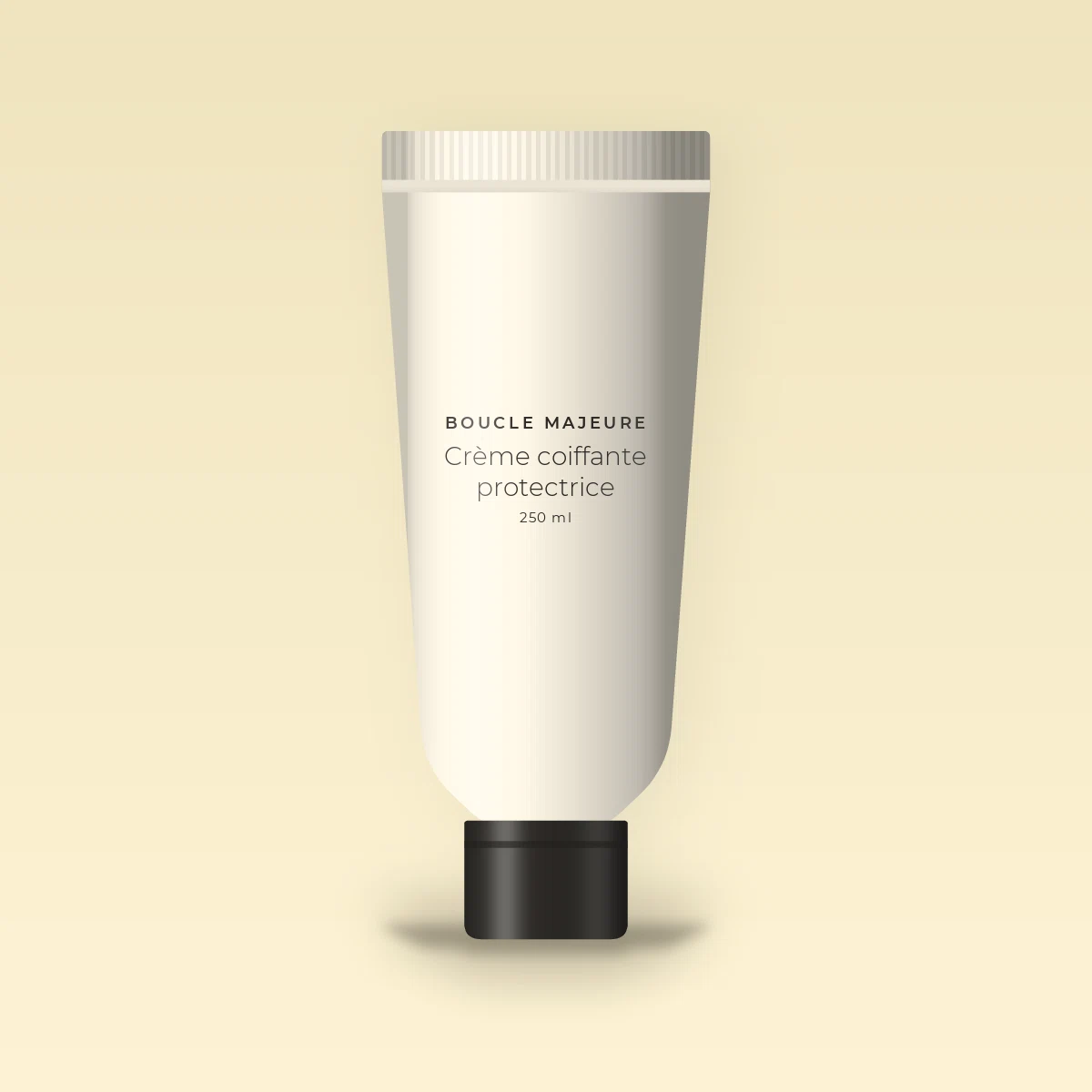 Crème coiffante protectrice à l'extrait de bambou Belle Frisure 250 ml – Boucle Majeure, tube 250 ml