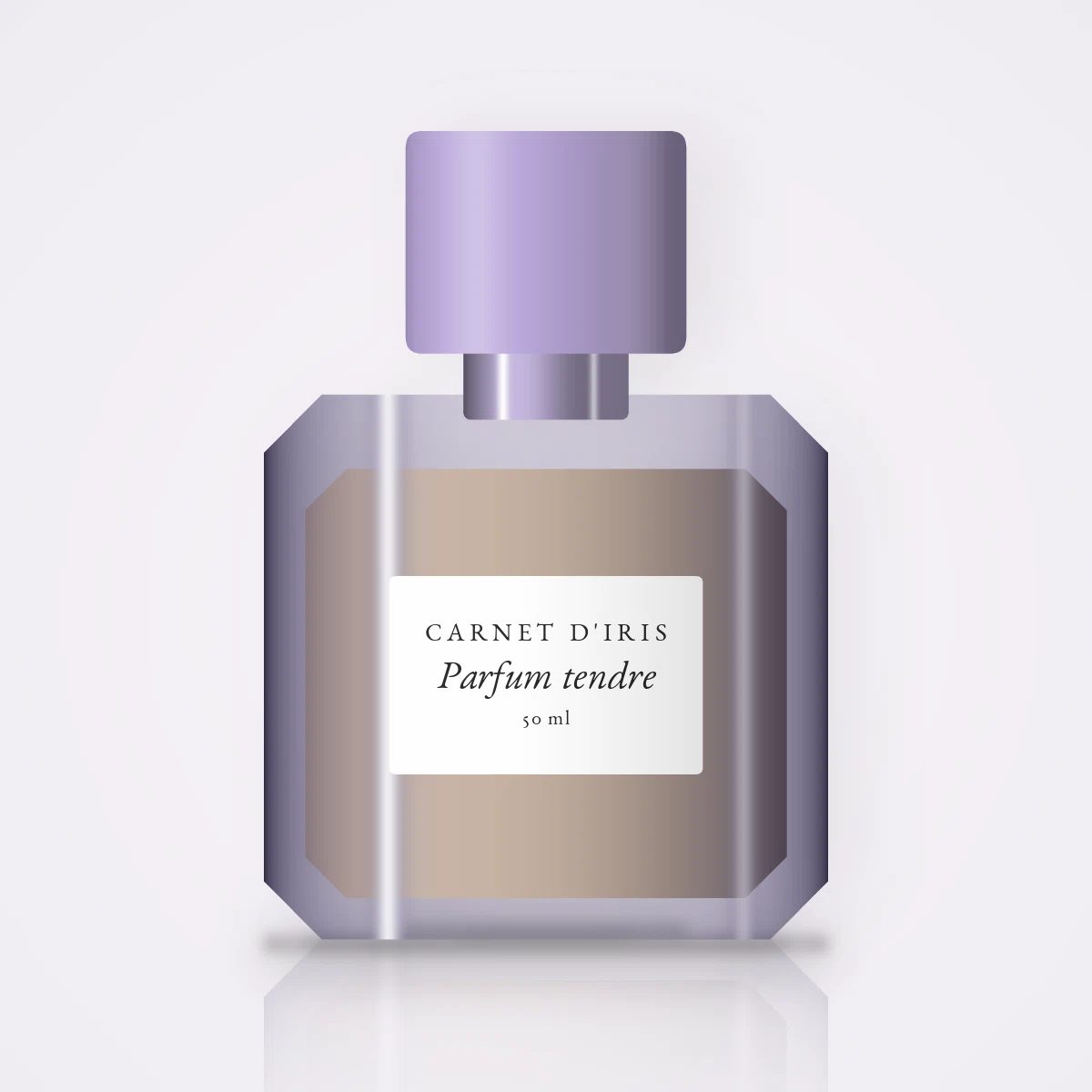Parfum tendre au citron de Sicile – Carnet d'Iris, flacon 50 ml