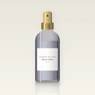 Soin sans rinçage brillance miroir Mauve Céleste – Herbier de Lune, flacon spray 150 ml