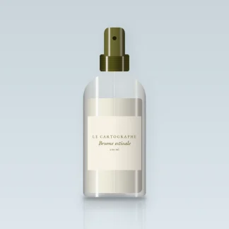 Brume parfumée estivale à la noix de coco – Le Cartographe, flacon spray 200 ml
