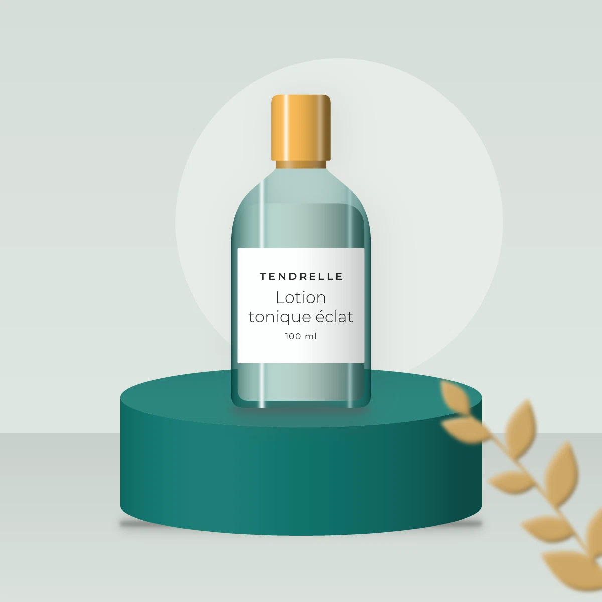 Lotion tonique éclat à l'extrait de réglisse – Tendrelle, photo d'ambiance