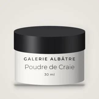 Soin anti-âge Poudre de Craie à l'acide férulique – Galerie Albâtre, pot 30 ml