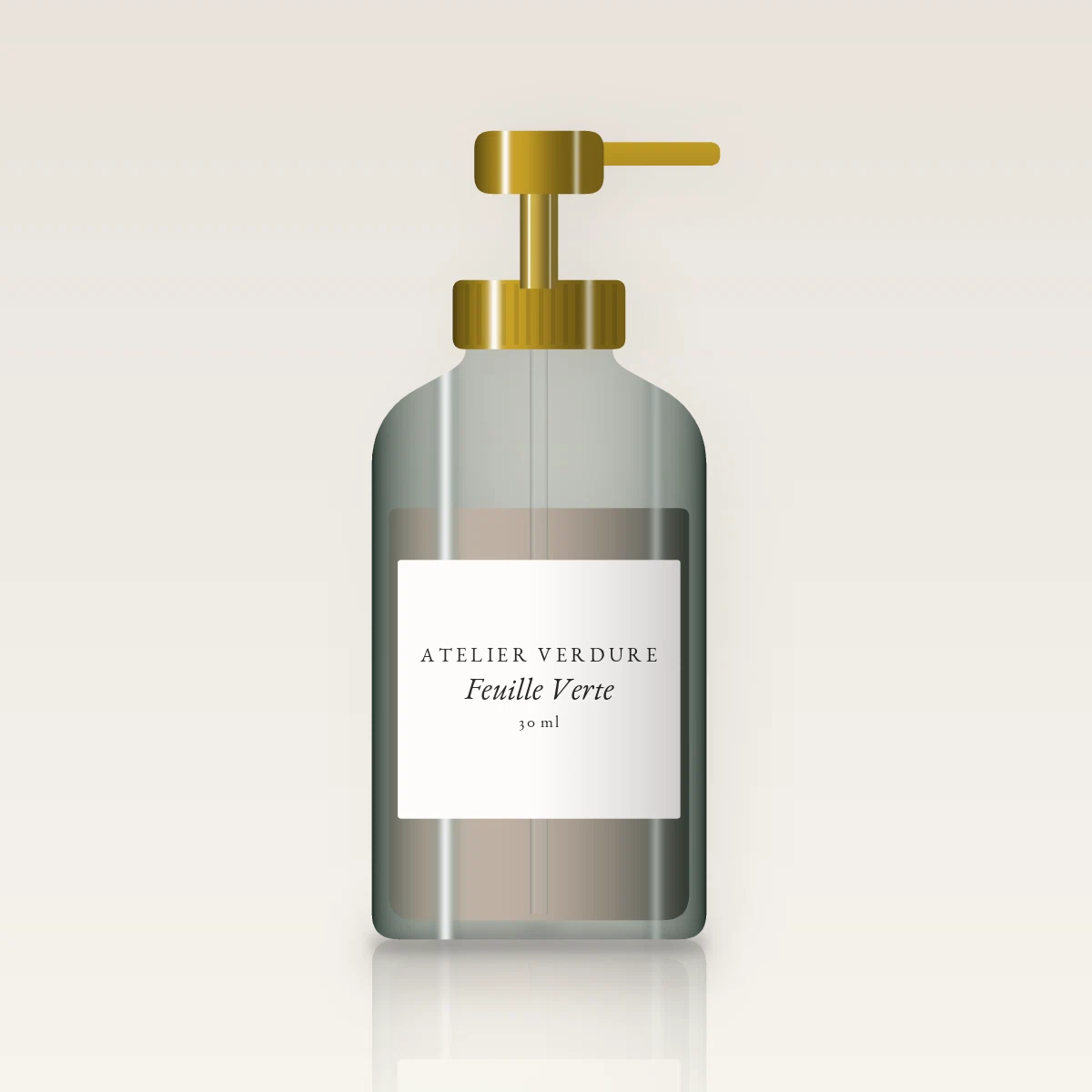 Feuille Verte sérum purifiant – Atelier Verdure, flacon-pompe 30 ml