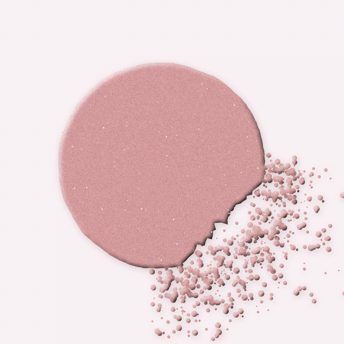 Palette yeux Soie Carmin à l'huile d'argan – Balcon Pourpre, aperçu de la teinte Tons rosés