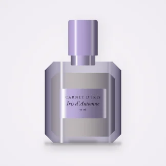 Parfum Iris d'Automne nébuleux – Carnet d'Iris, flacon 30 ml