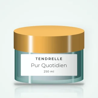 Crème coiffante Pur Quotidien à l'huile de coco – Tendrelle, pot 250 ml