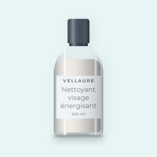 Nettoyant visage énergisant à l'extrait de thé vert – Vellaure, flacon 200 ml