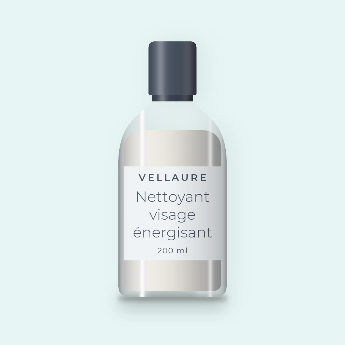 Nettoyant visage énergisant à l'extrait de thé vert – Vellaure, flacon 200 ml