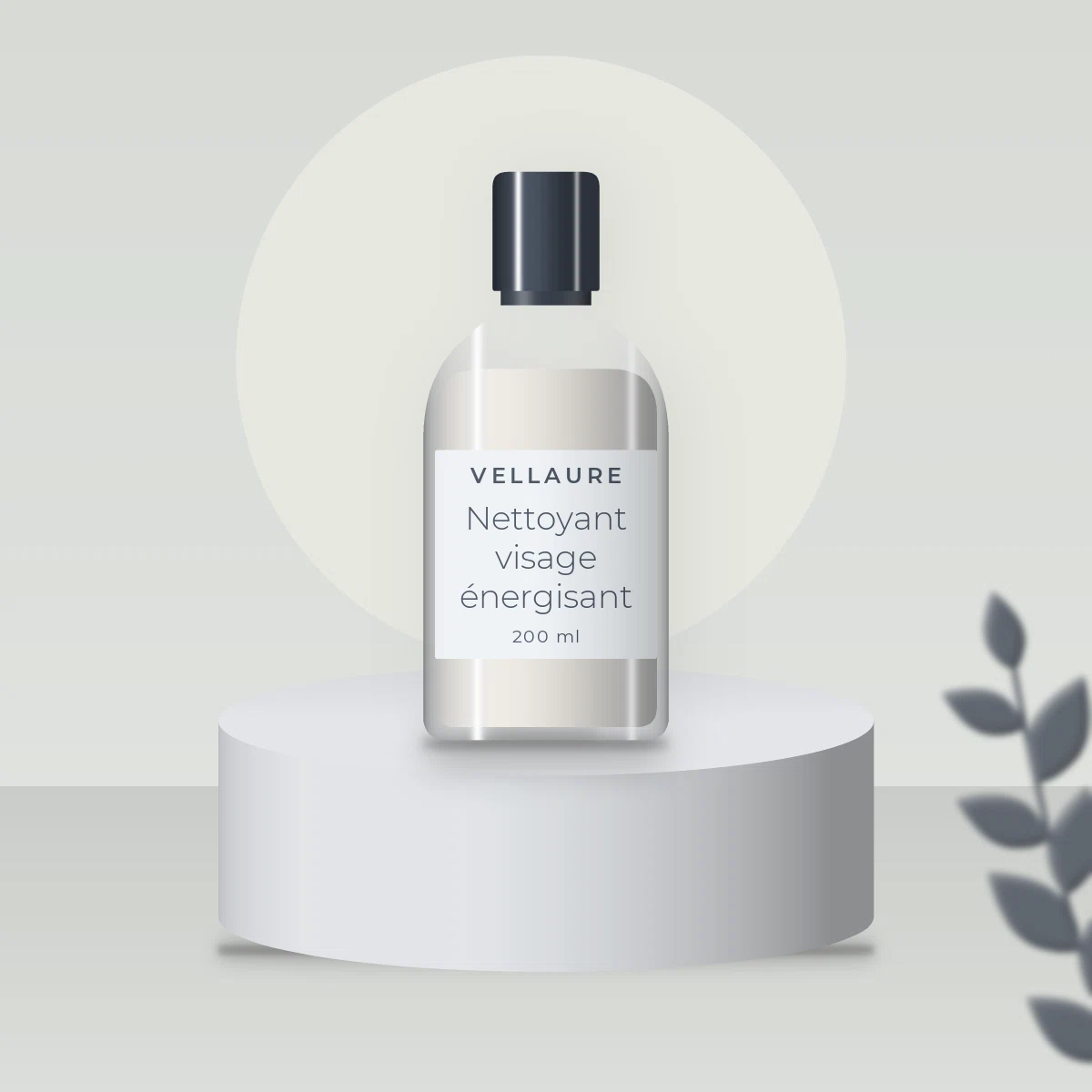 Nettoyant visage énergisant à l'extrait de thé vert – Vellaure, photo d'ambiance