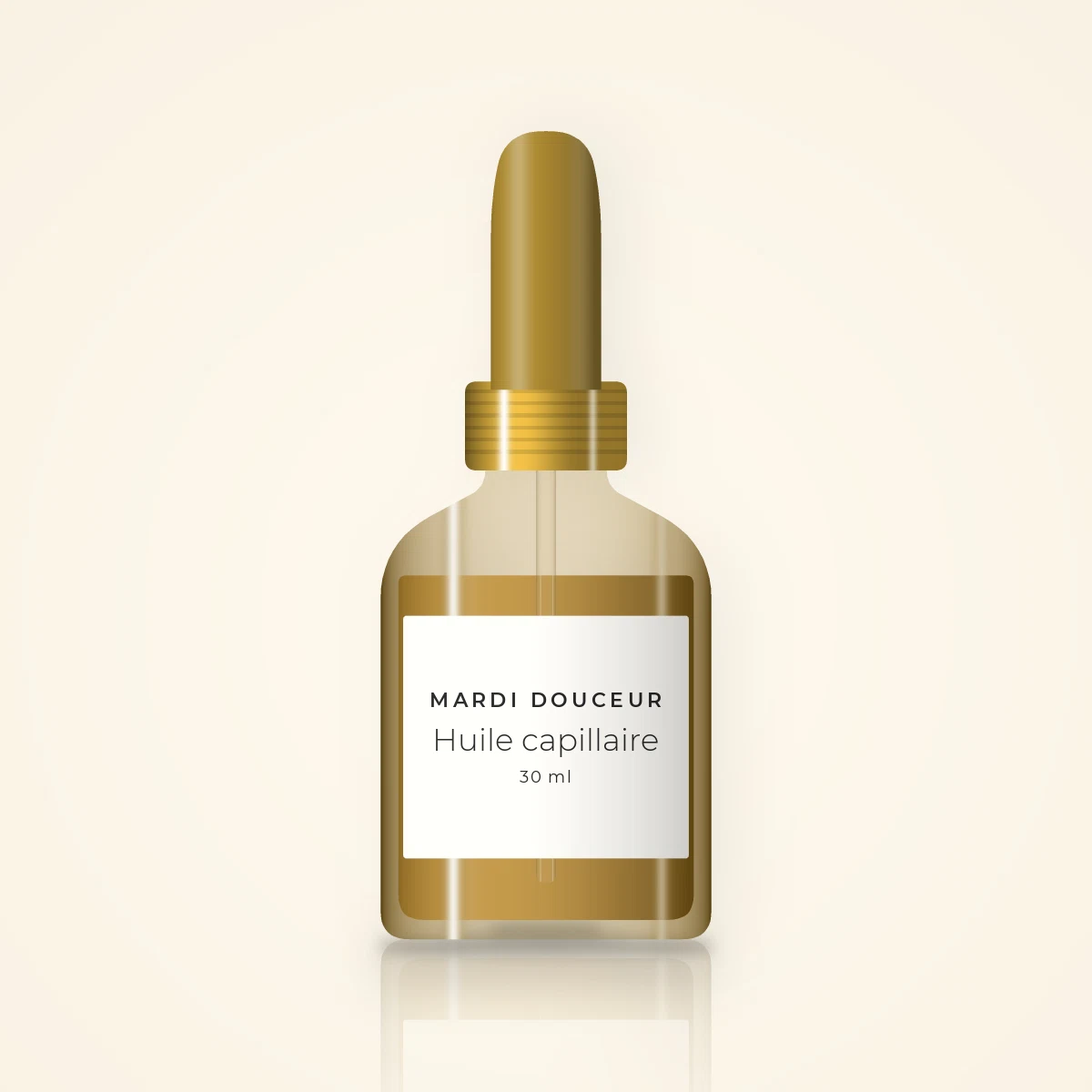Huile capillaire sublimatrice au marula – Mardi Douceur, flacon compte-gouttes 30 ml