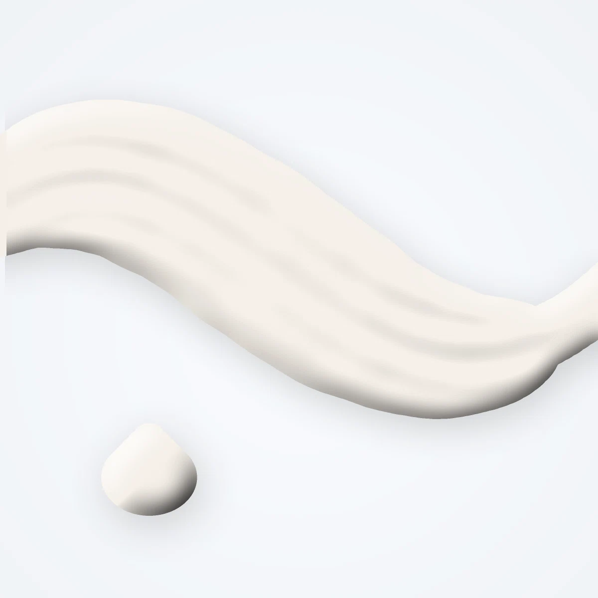 Barrière Douce crème hydratante haute tolérance – Halvène, aperçu de la texture