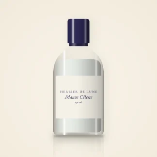 Nettoyant visage Mauve Céleste au charbon végétal – Herbier de Lune, flacon 150 ml