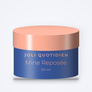Soin anti-âge Mine Reposée à l'acide férulique – Joli Quotidien, pot 50 ml