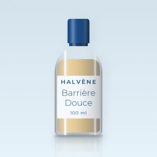 Huile corps Barrière Douce éclat – Halvène, flacon 100 ml