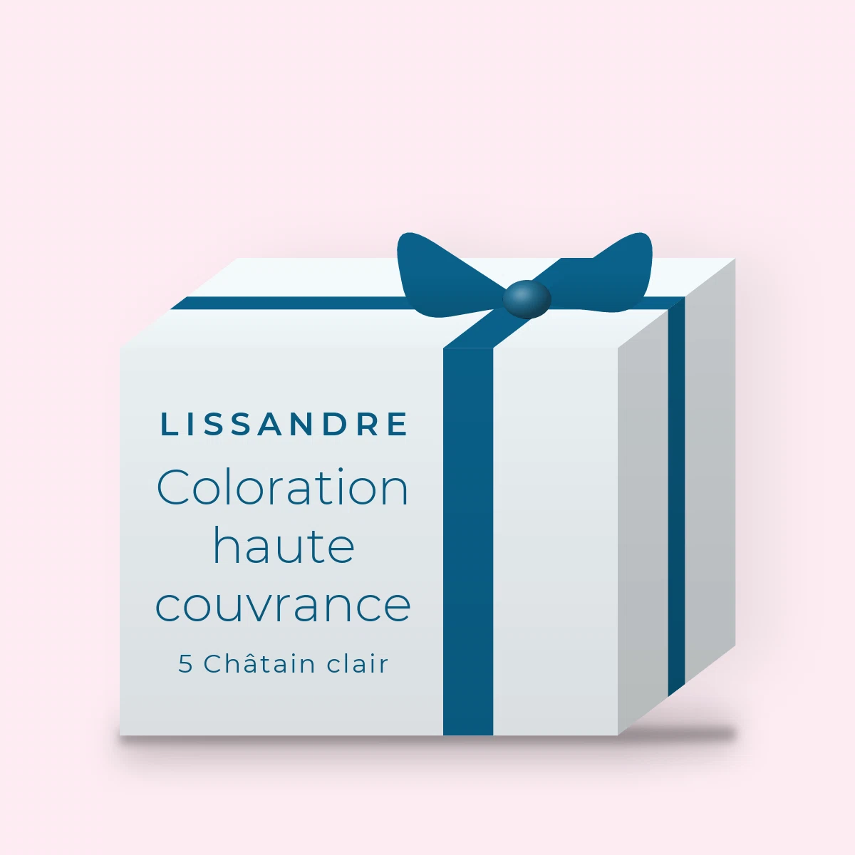 Coloration haute couvrance à l'huile d'amande – Lissandre, coffret, teinte 5 Châtain clair