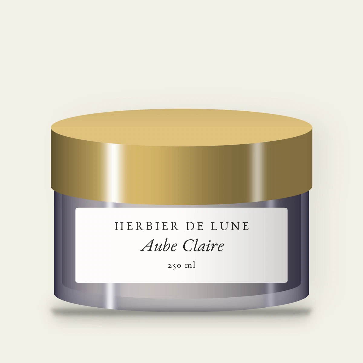Masque capillaire Aube Claire à l'huile d'avocat – Herbier de Lune, pot 250 ml
