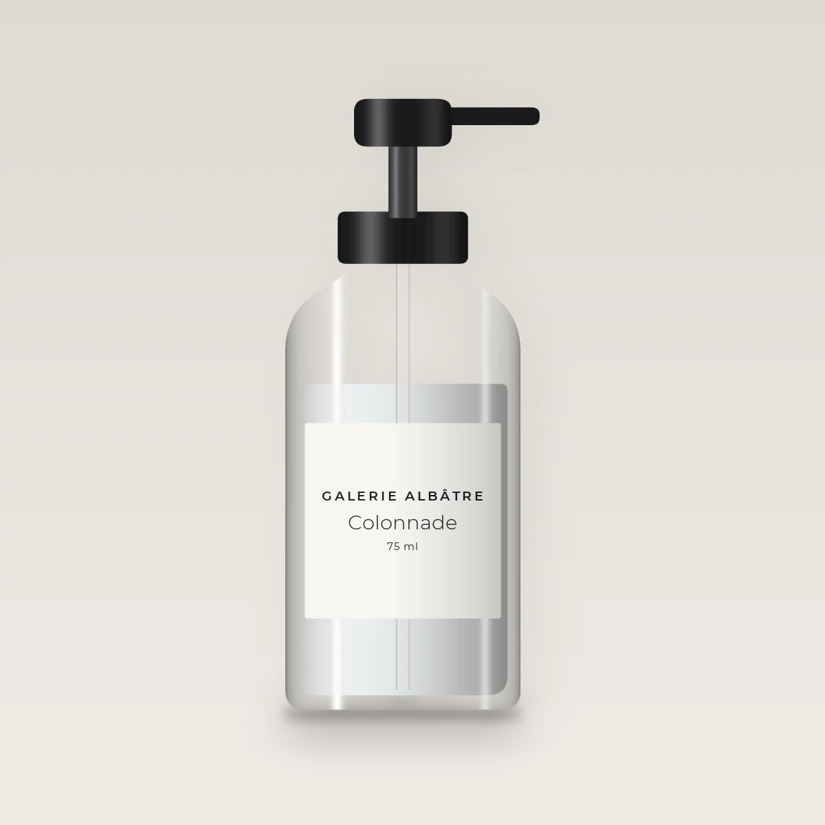 Baume après-rasage extra-doux Colonnade – Galerie Albâtre, flacon-pompe 75 ml