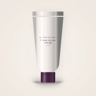 Contour des yeux anti-âge à l'extrait de bleuet – Maison Nuance, tube 20 ml