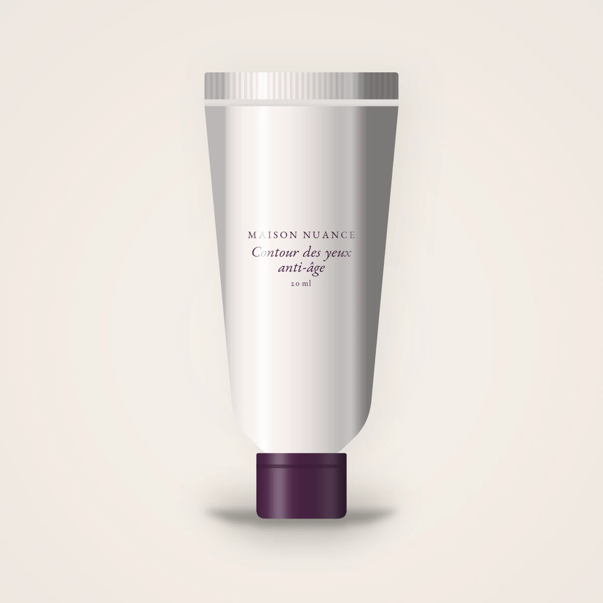 Contour des yeux anti-âge à l'extrait de bleuet – Maison Nuance, tube 20 ml