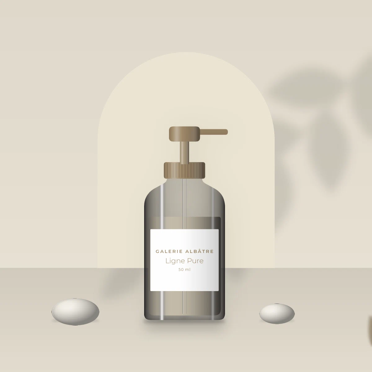 Sérum apaisant Ligne Pure – Galerie Albâtre, photo d'ambiance