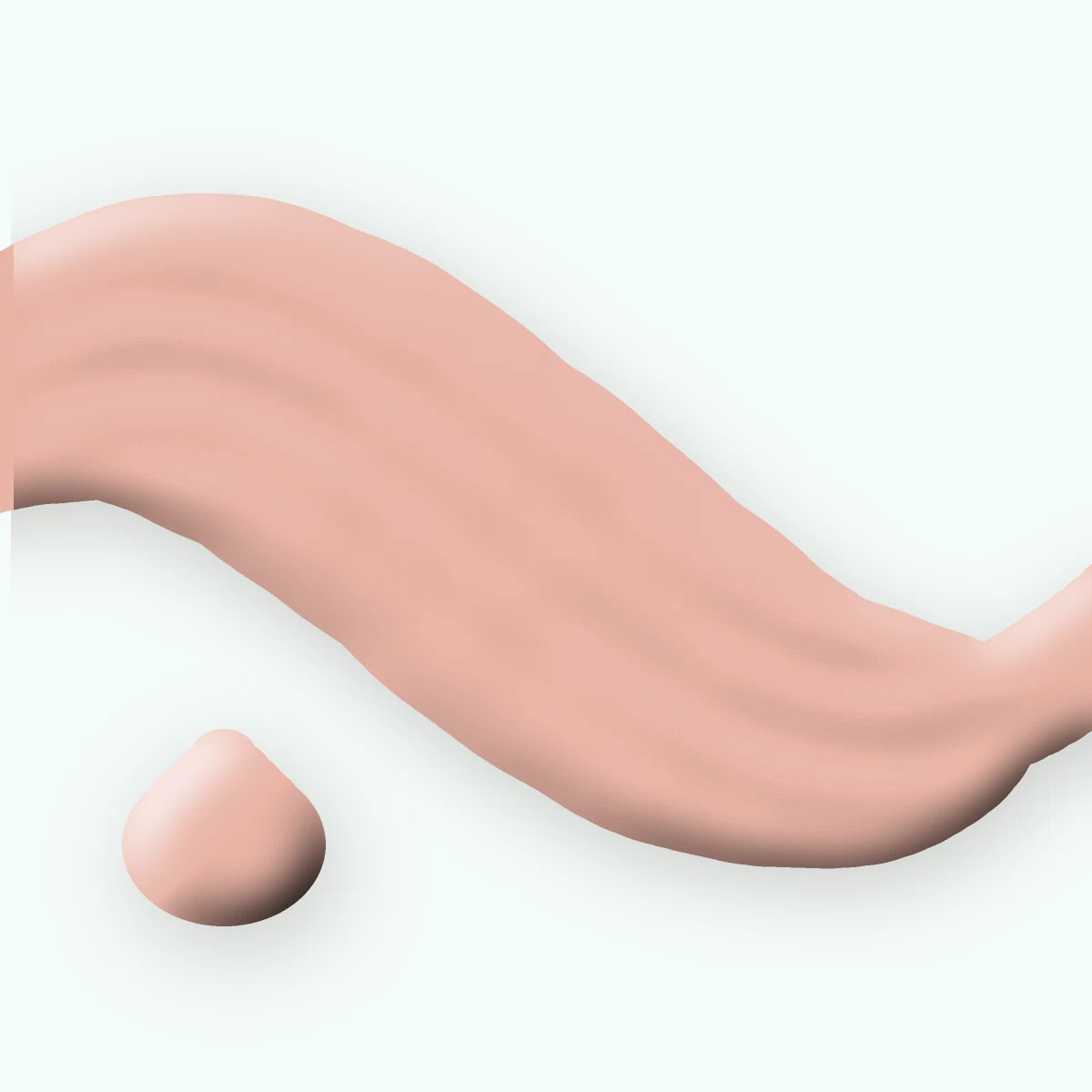 Baume à lèvres fondant Juste Milieu – Tendrelle, aperçu de la texture
