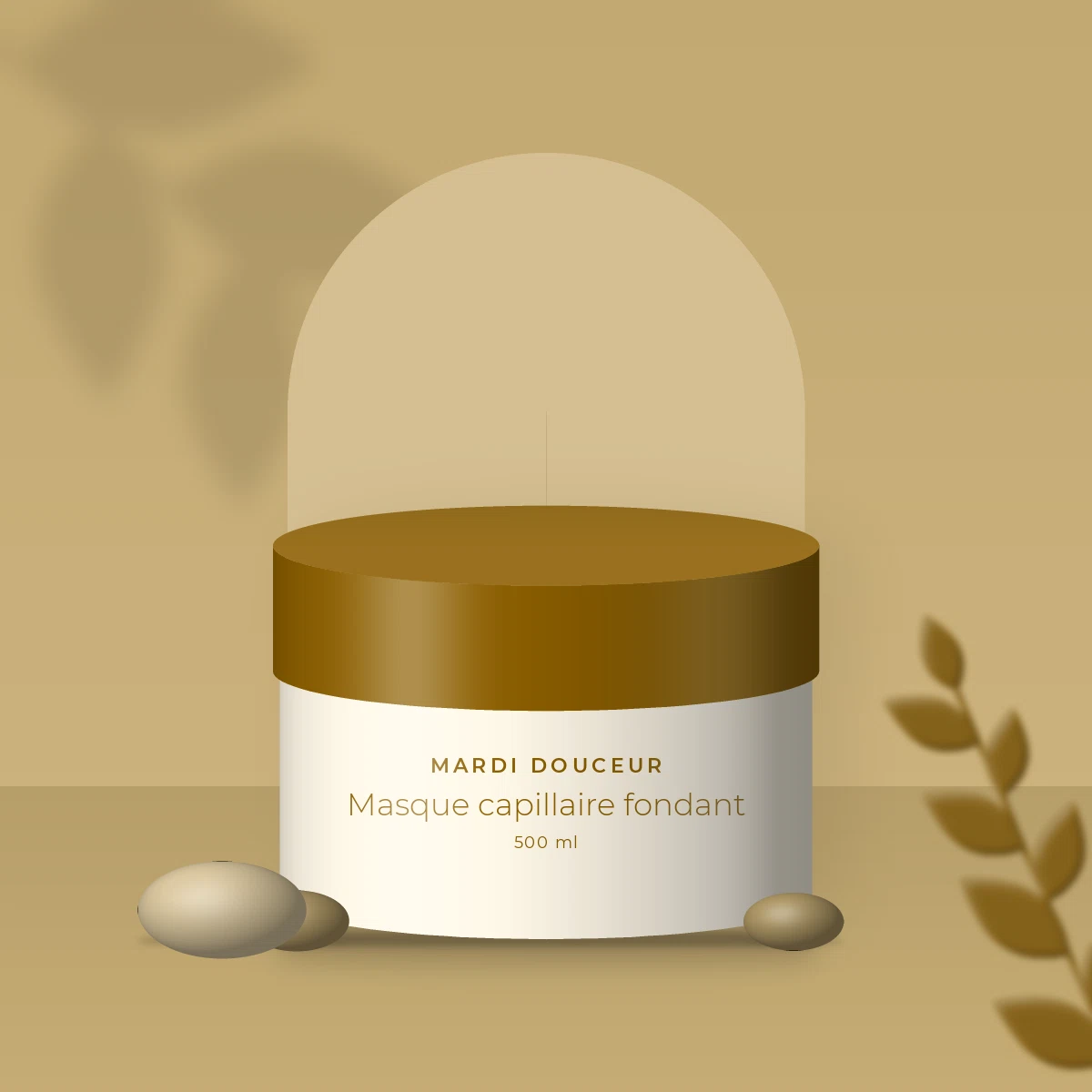 Masque capillaire fondant au beurre de murumuru – Mardi Douceur, photo d'ambiance