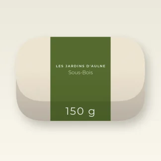 Savon Sous-Bois confort – Les Jardins d'Aulne, pain 150 g