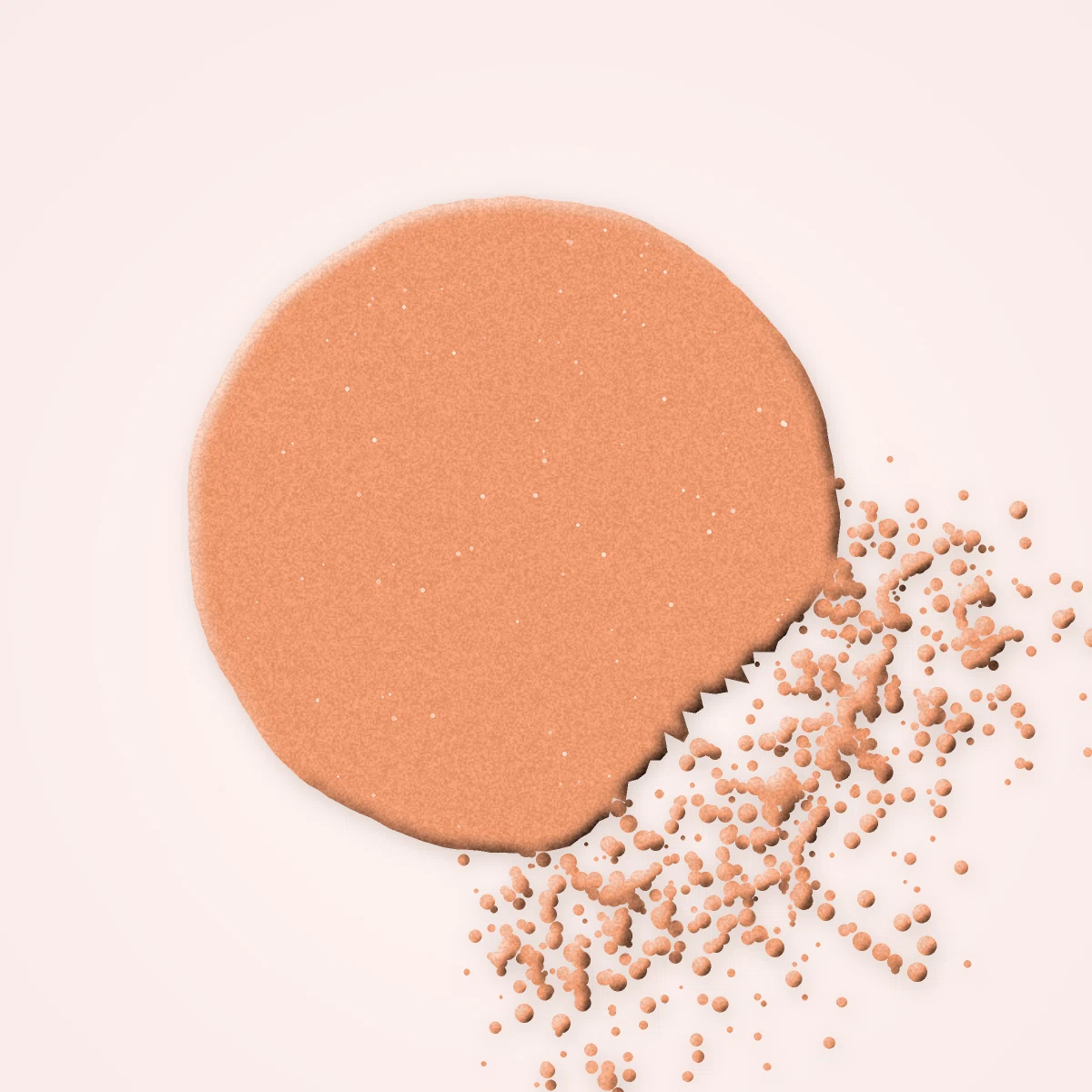 Blush modulable à l'huile d'argan – Joli Quotidien, aperçu de la teinte 04 Abricot