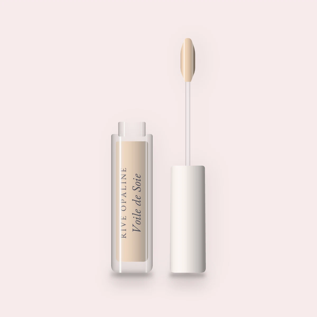 Correcteur longue durée Voile de Soie – Rive Opaline, flacon applicateur 8 ml, teinte 02 Ivoire