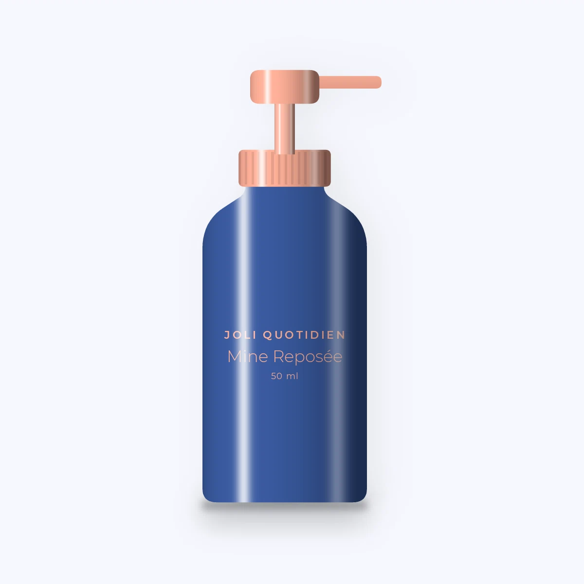 Mine Reposée crème hydratante longue durée – Joli Quotidien, flacon-pompe 50 ml
