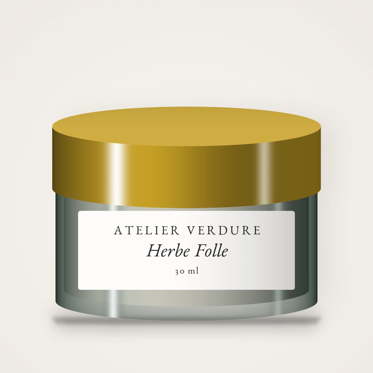 Soin anti-âge Herbe Folle à l'extrait de ginseng – Atelier Verdure, pot 30 ml