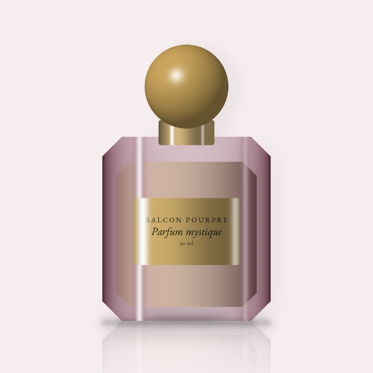 Parfum mixte mystique au benjoin – Balcon Pourpre, flacon 30 ml