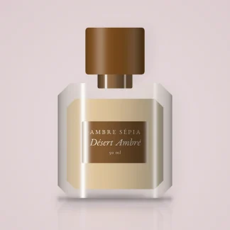 Parfum Désert Ambré chic – Ambre Sépia, flacon 50 ml