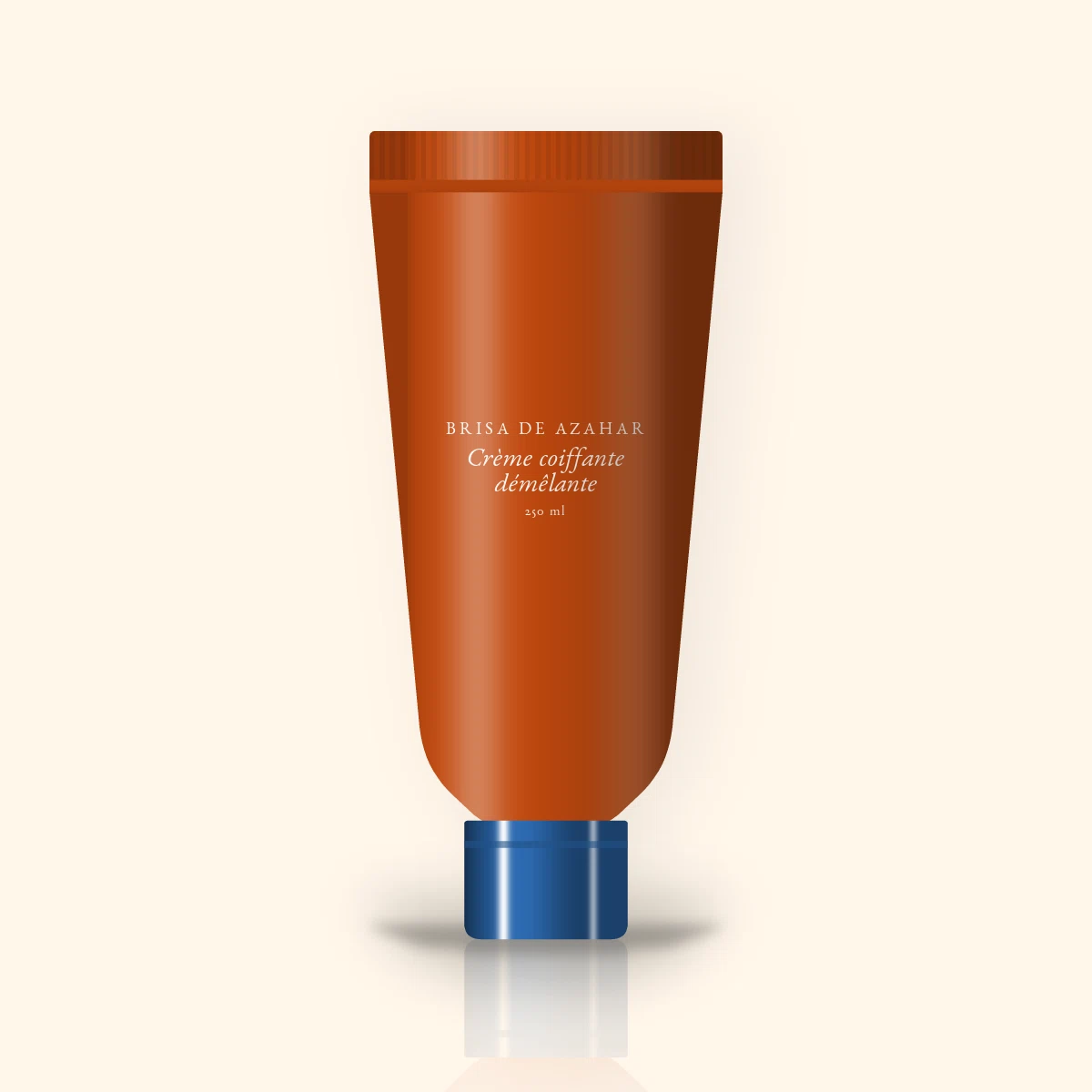 Crème coiffante démêlante à l'huile de jojoba – Brisa de Azahar, tube 250 ml