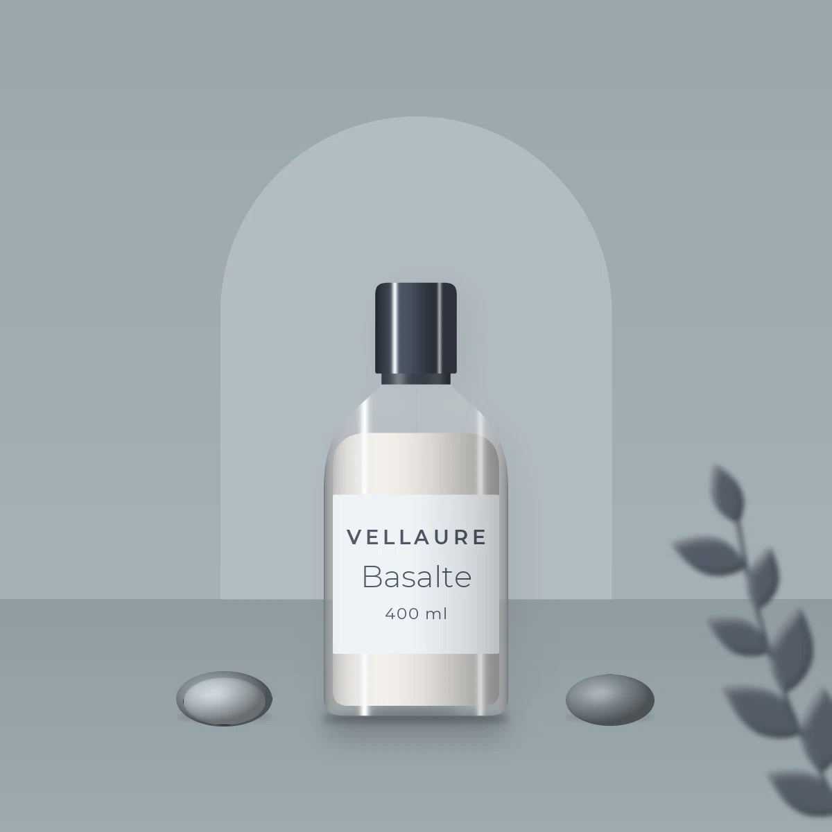 Lait corps Basalte à l'huile de sésame – Vellaure, photo d'ambiance