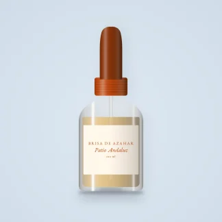 Huile capillaire Patio Andaluz à la pistache – Brisa de Azahar, flacon compte-gouttes 100 ml