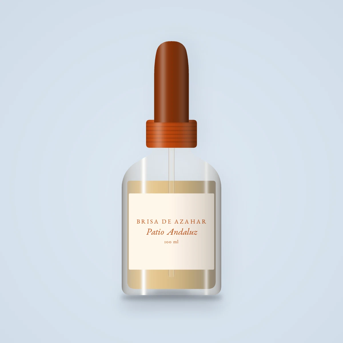 Huile capillaire Patio Andaluz à la pistache – Brisa de Azahar, flacon compte-gouttes 100 ml