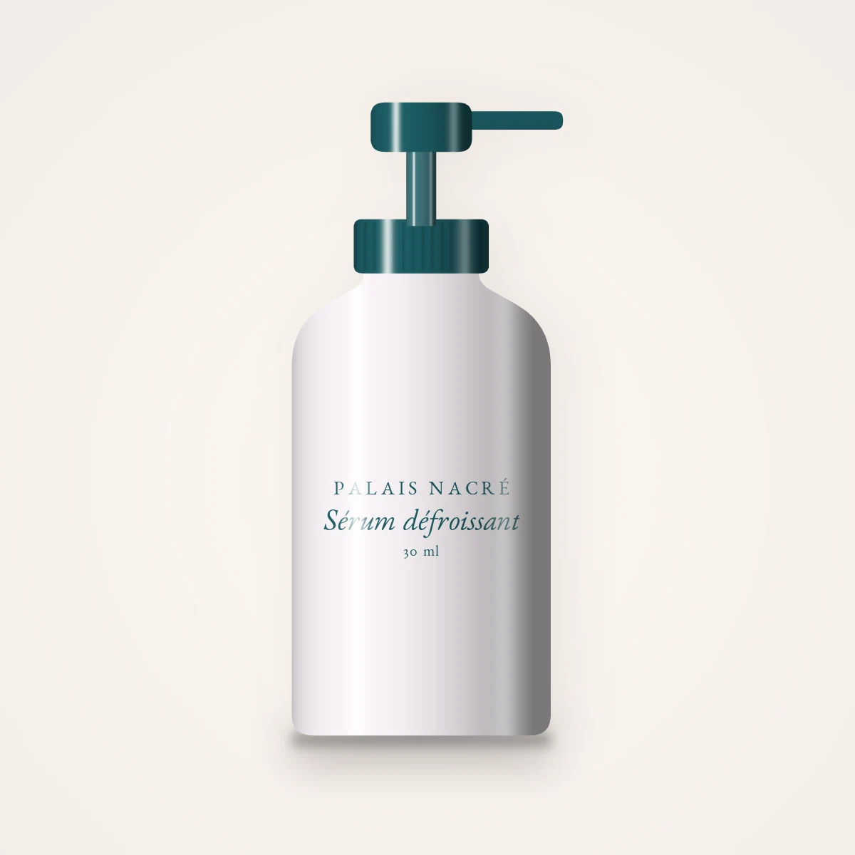 Sérum défroissant à la centella asiatica – Palais Nacré, flacon-pompe 30 ml